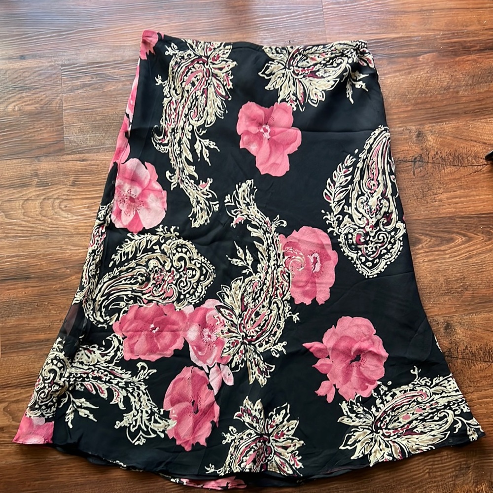 Allison Taylor Floral A Frame Skirt